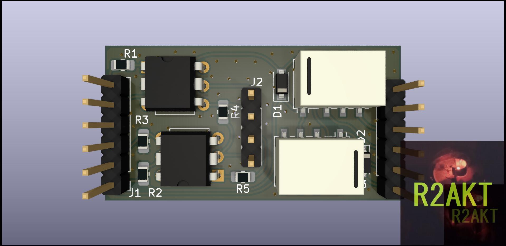 Плата гальванической развязки трансивера — изображение 5